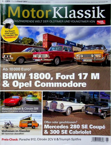 Deckblatt Motor Klassik (06/2018)